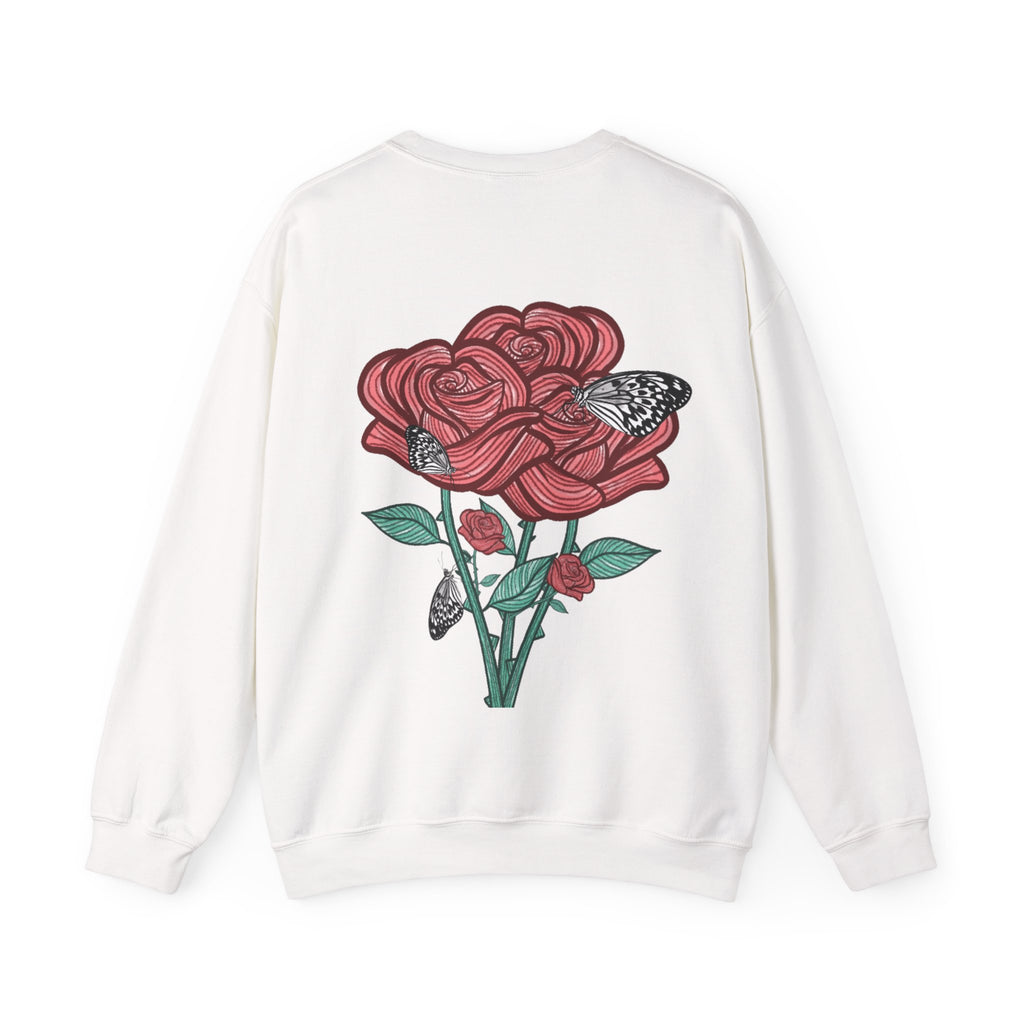 Sweatshirt Les roses manches longues imprimés
