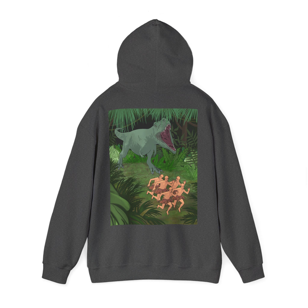 Sweat à capuche Chauve qui peux manches longues imprimés