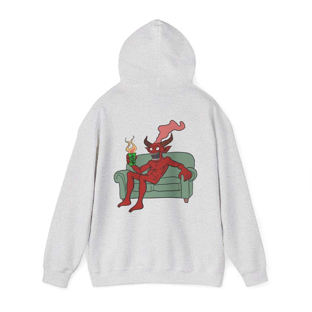 Sweat à capuche Démon manches longues imprimés