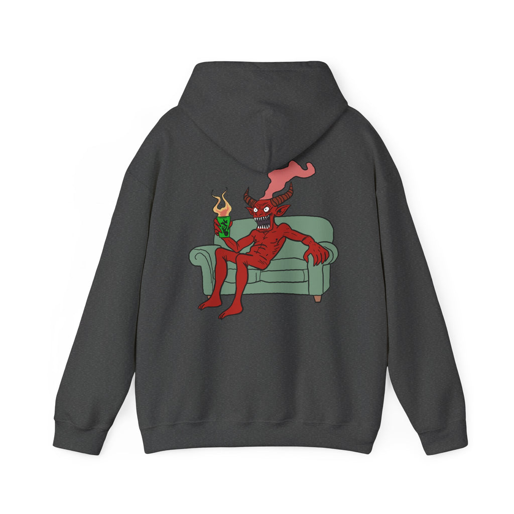 Sweat à capuche Démon manches longues imprimés