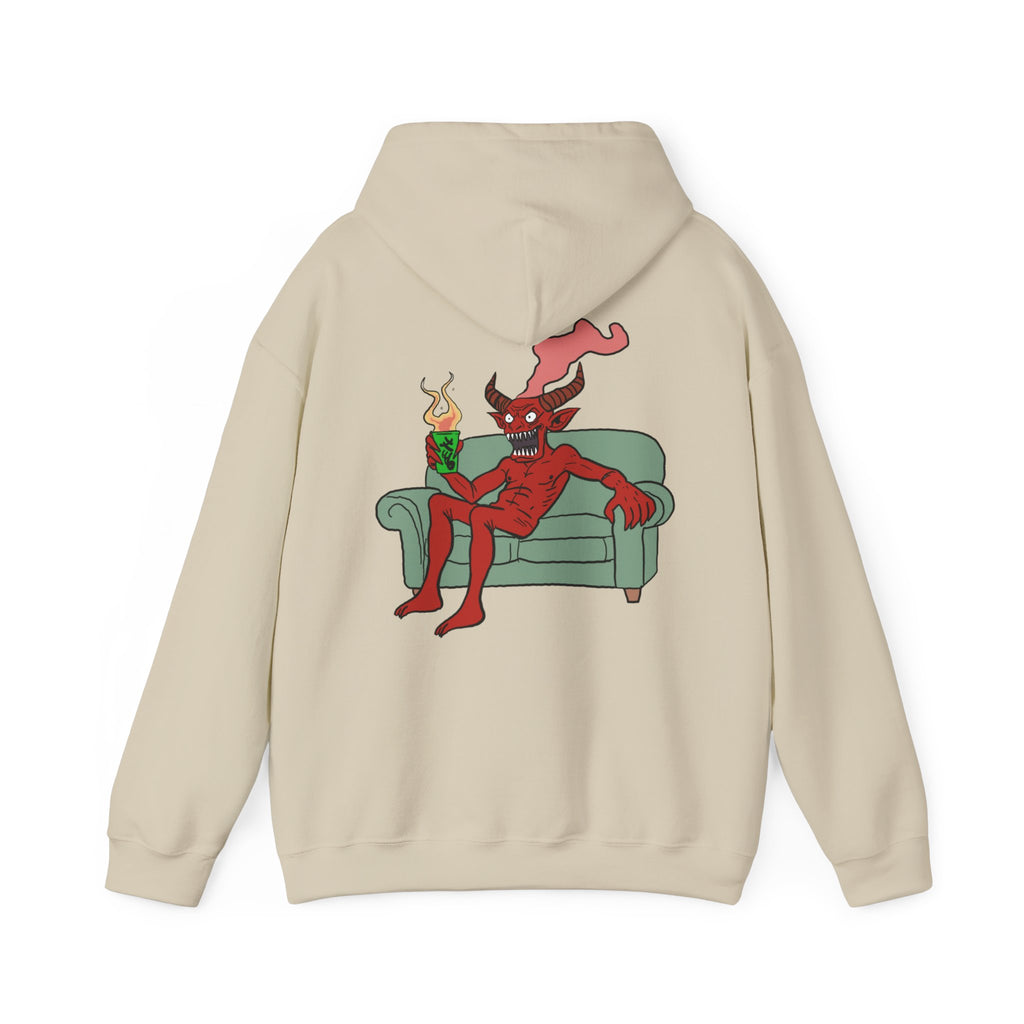 Sweat à capuche Démon manches longues imprimés