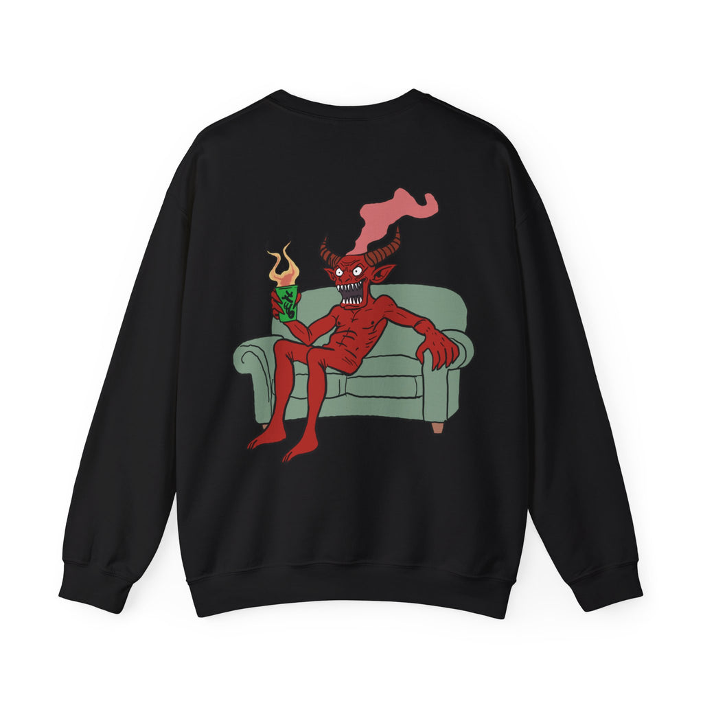 Sweatshirt Démon manches longues imprimés