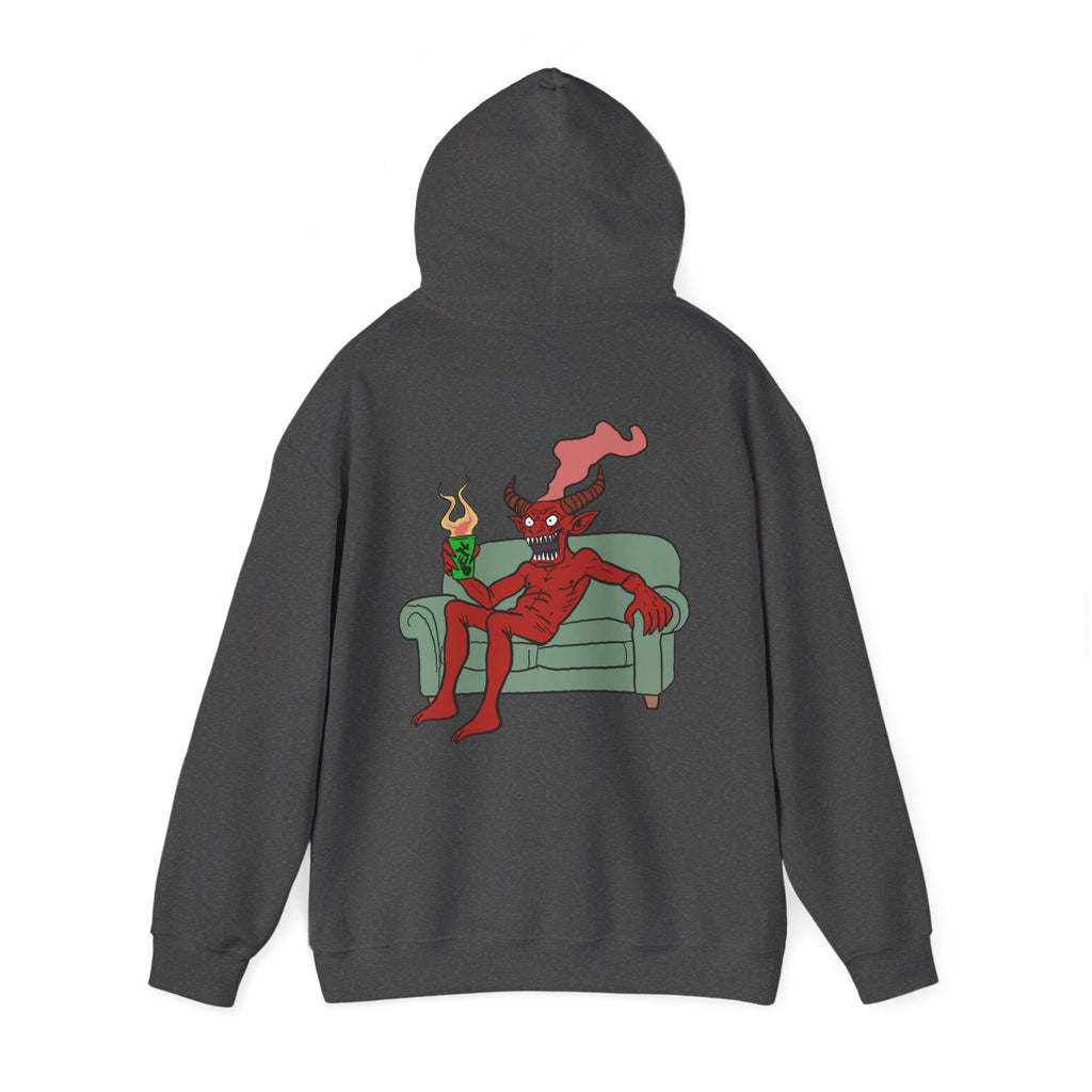 Sweat à capuche Démon manches longues imprimés
