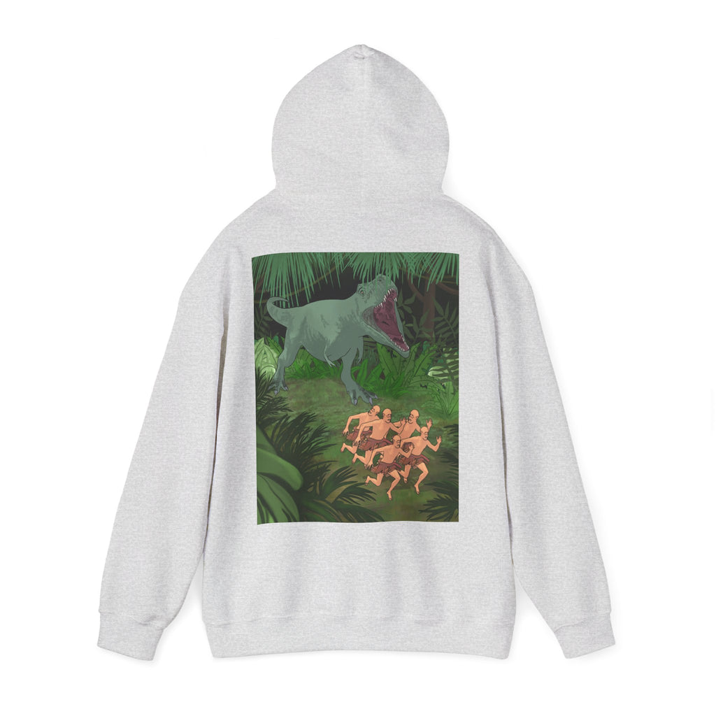 Sweat à capuche Chauve qui peux manches longues imprimés