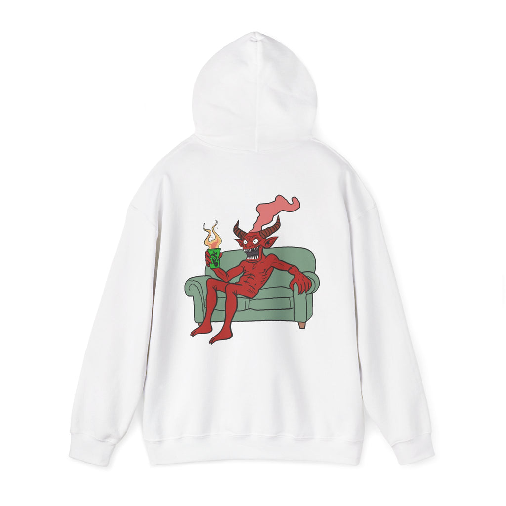 Sweat à capuche Démon manches longues imprimés