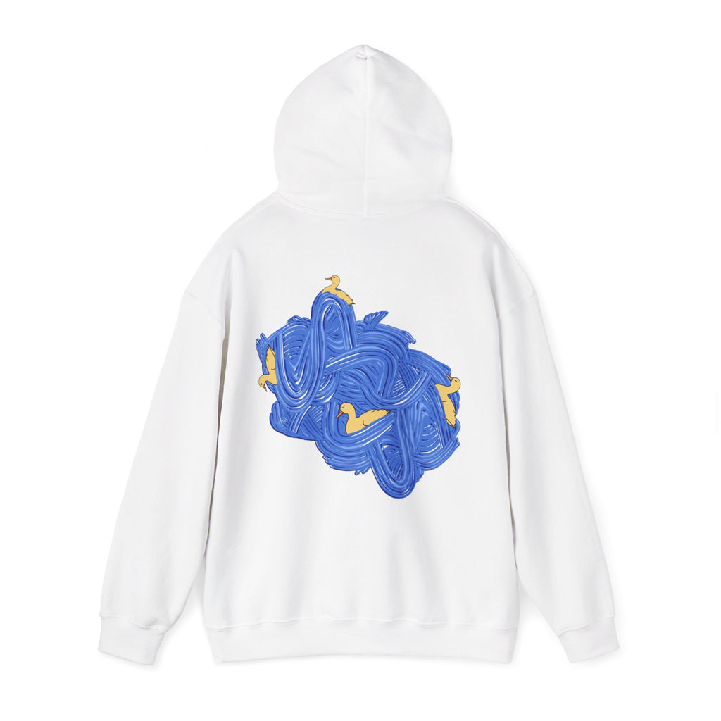 Sweat à capuche Duck Wave manches longues imprimés