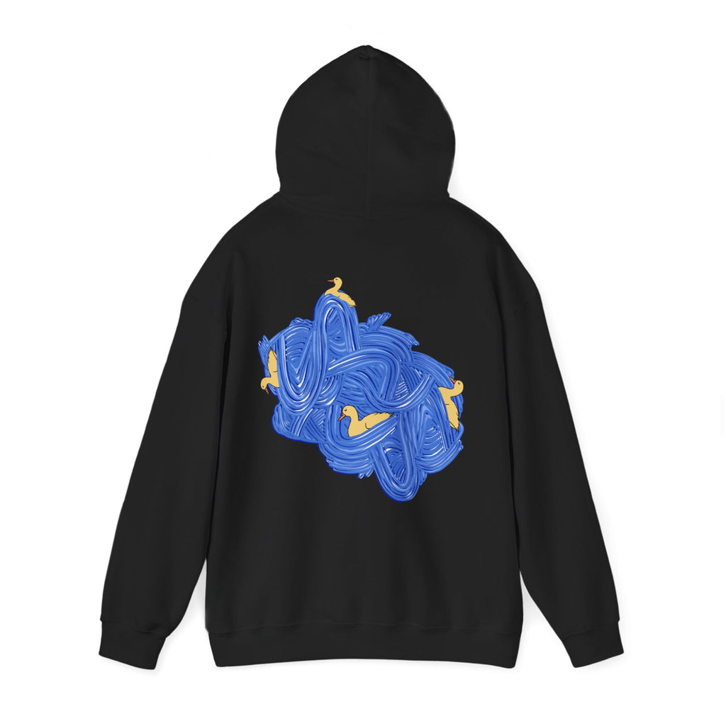 Sweat à capuche Duck Wave manches longues imprimés