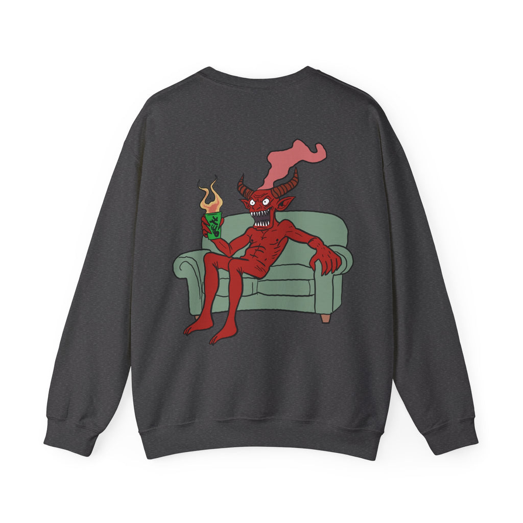 Sweatshirt Démon manches longues imprimés