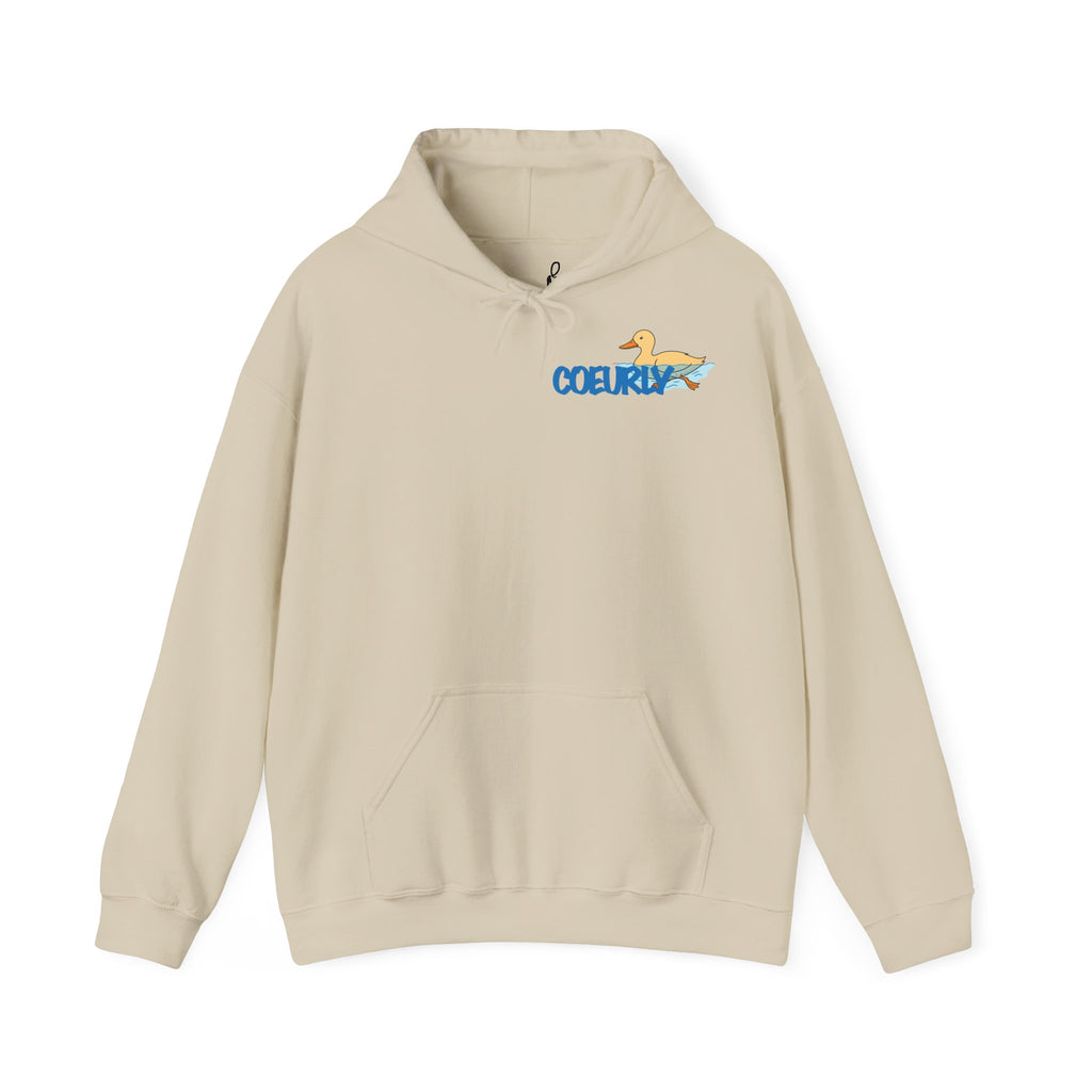 Sweat à capuche Duck Wave manches longues imprimés