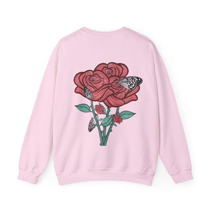 Sweatshirt Les roses manches longues imprimés