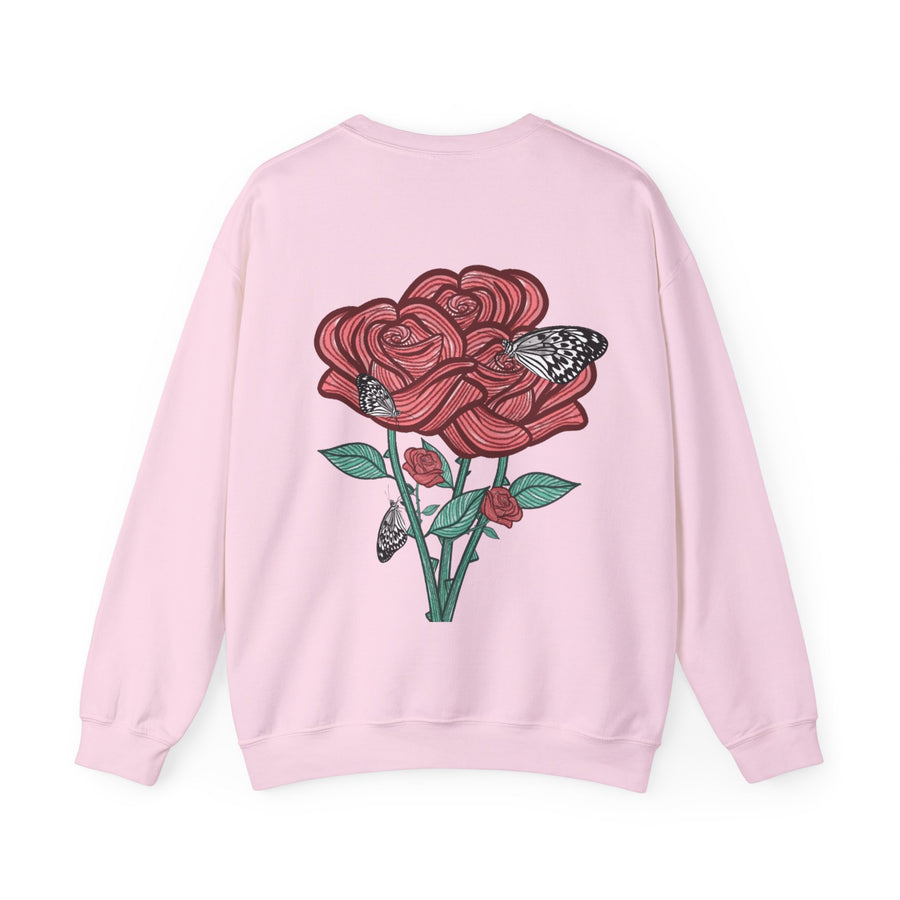 Sweatshirt Les roses manches longues imprimés
