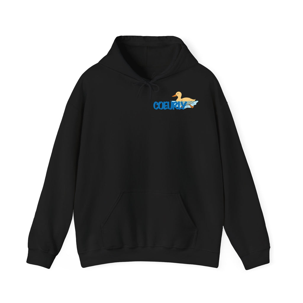 Sweat à capuche Duck Wave manches longues imprimés