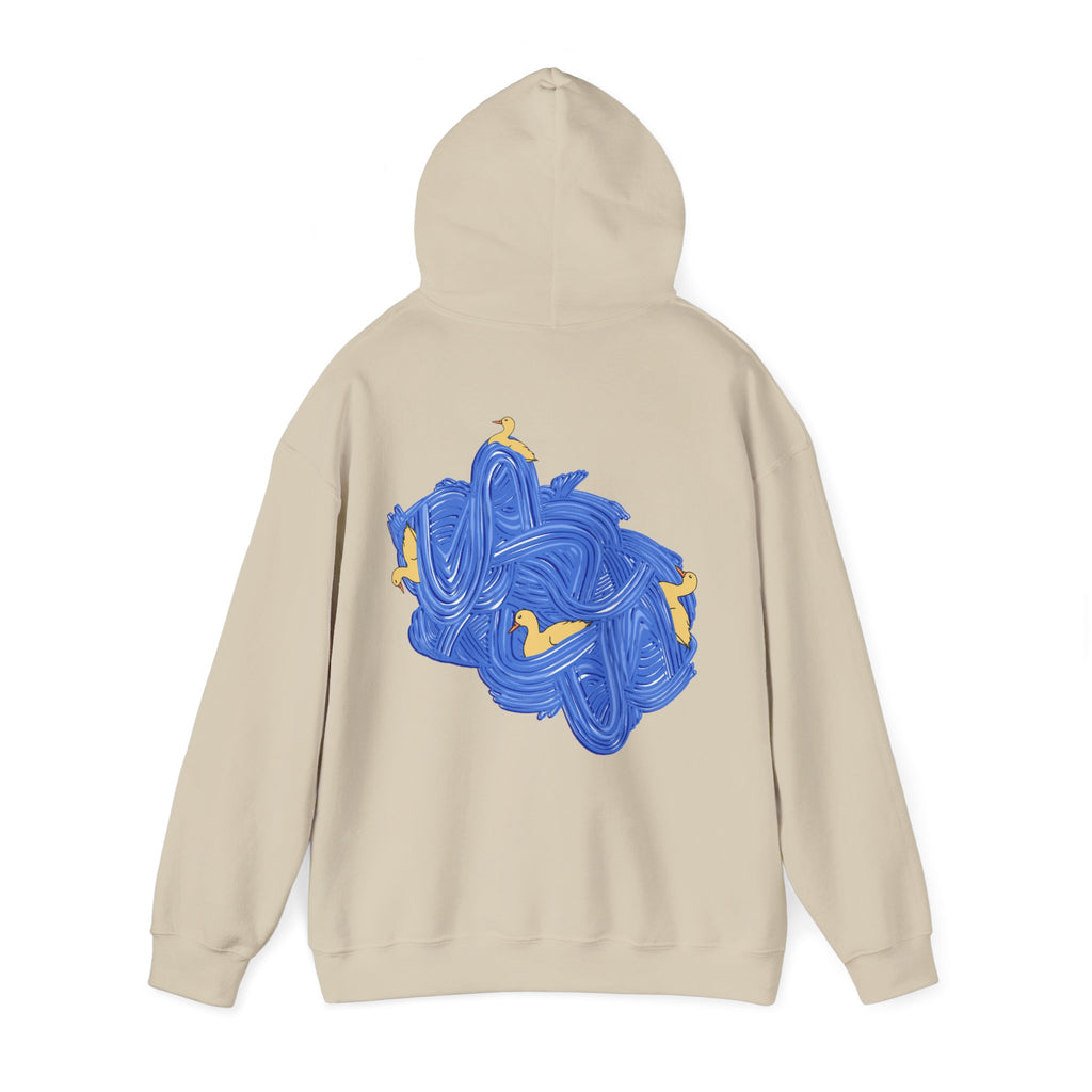 Sweat à capuche Duck Wave manches longues imprimés