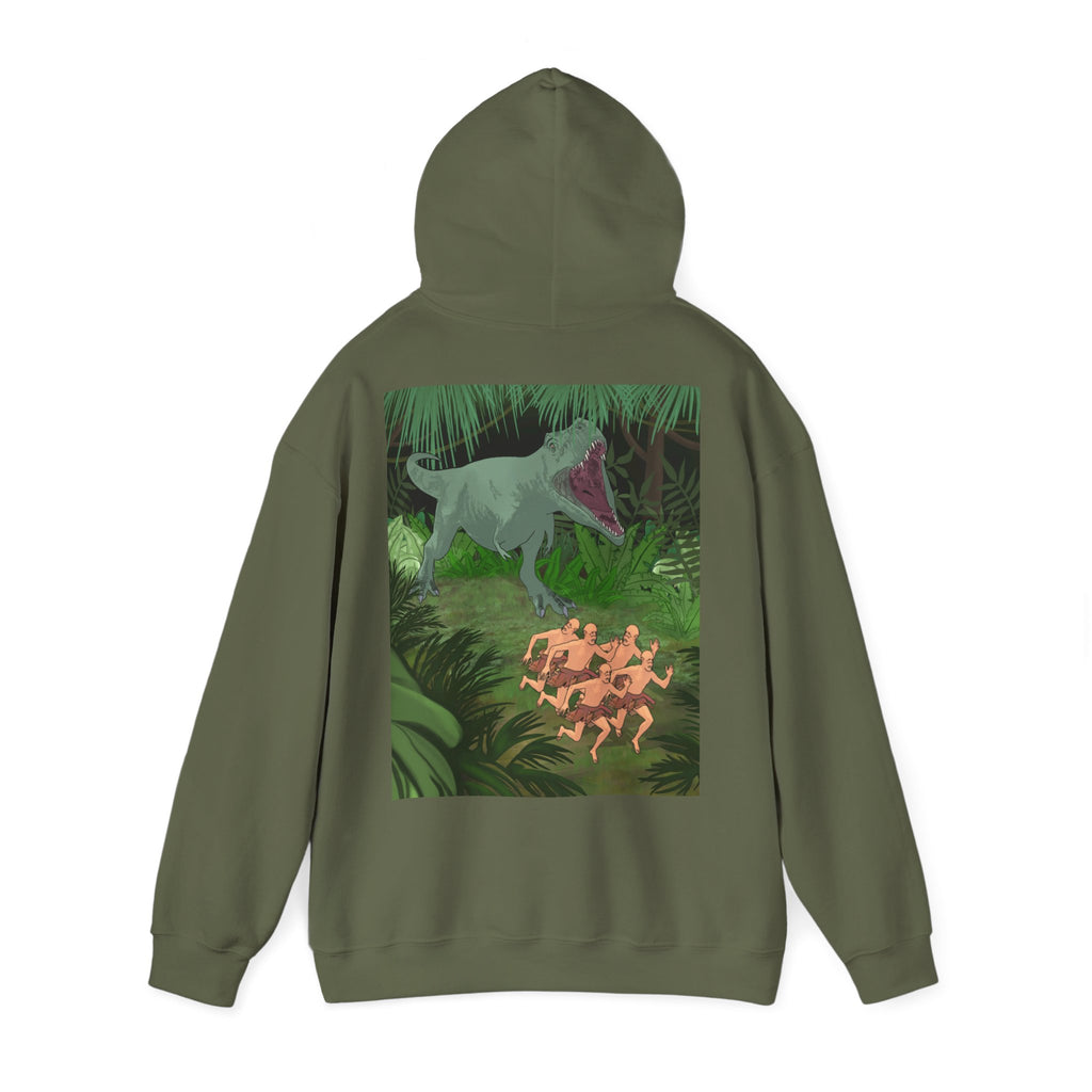 Sweat à capuche Chauve qui peux manches longues imprimés