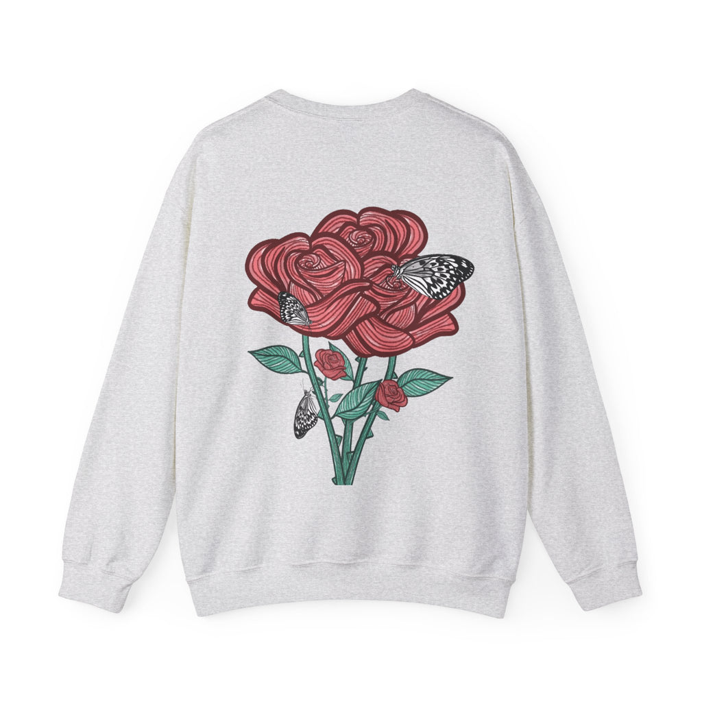 Sweatshirt Les roses manches longues imprimés