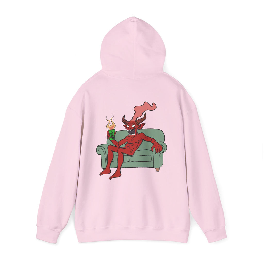 Sweat à capuche Démon manches longues imprimés