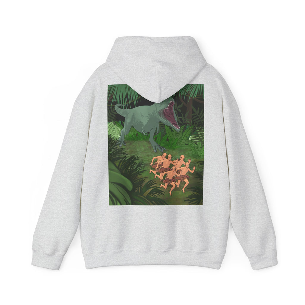 Sweat à capuche Chauve qui peux manches longues imprimés