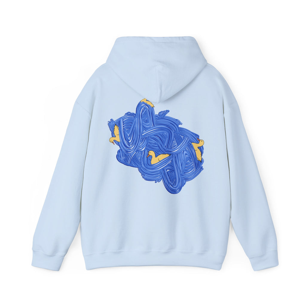 Sweat à capuche Duck Wave manches longues imprimés