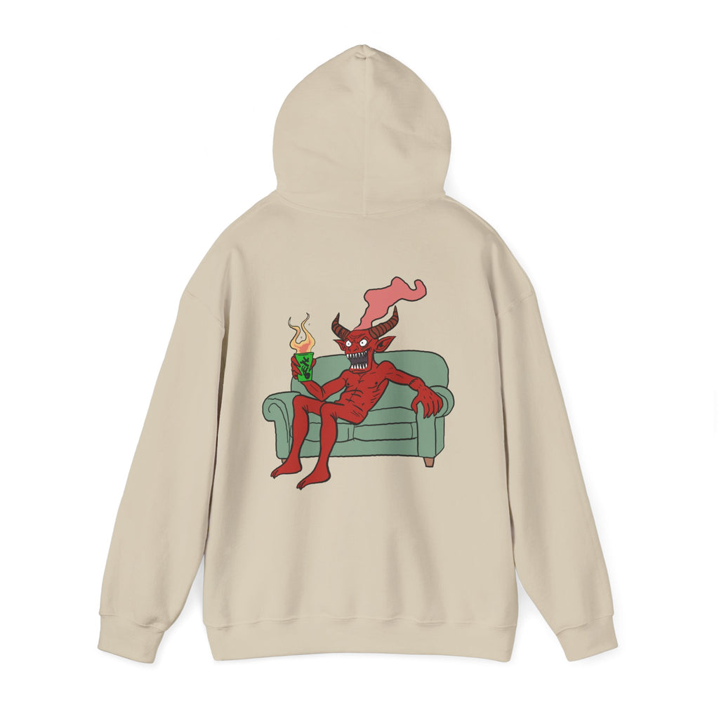 Sweat à capuche Démon manches longues imprimés