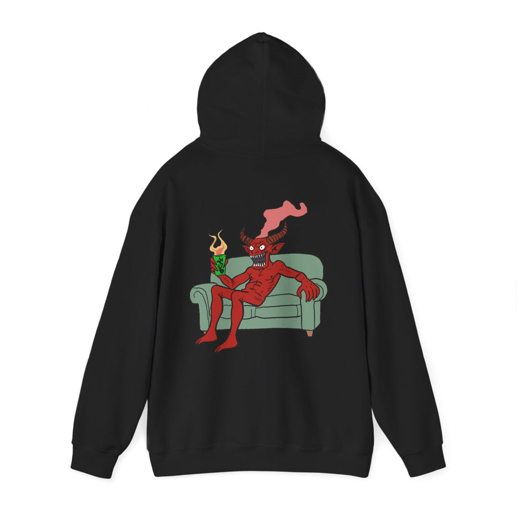 Sweat à capuche Démon manches longues imprimés