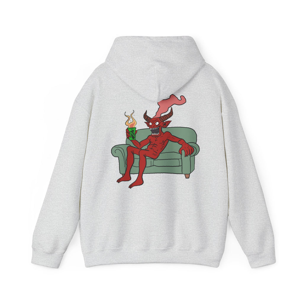 Sweat à capuche Démon manches longues imprimés