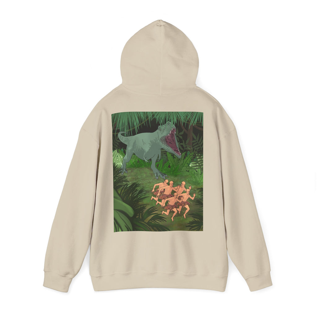 Sweat à capuche Chauve qui peux manches longues imprimés